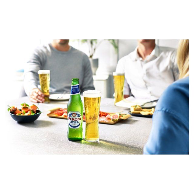 Peroni Nastro Azzurro Beer Lager Bottles   12 x 330ml