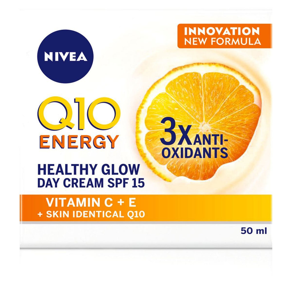 NIVEA Q10 Energy Healthy Glow Face Day Cream with Vitamin C 50ml