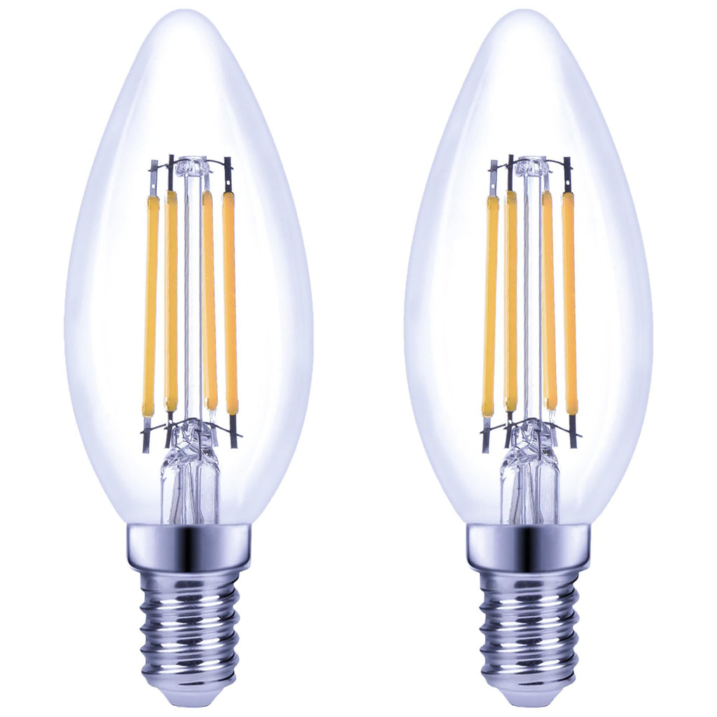 Sainsbury's Home LED Filament Candle 40W SES Light Bulb 2pk