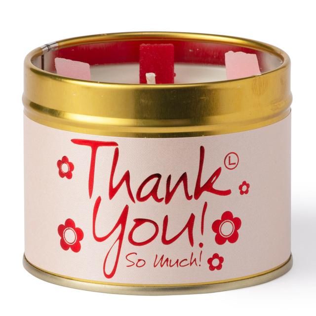 Lily-Flame Thank You Candle Tin