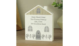 Personalised Message Grey Wooden House Ornament GOODS Argos