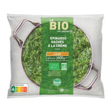 Picard Organic Chopped Spinach with Cream   600g GOODS M&S   