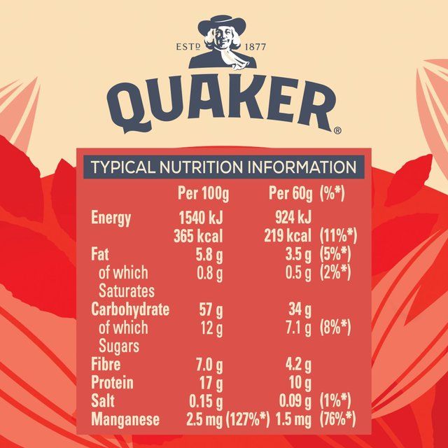 Quaker Oat So Simple Original Porridge Cereal Big Pot   60g