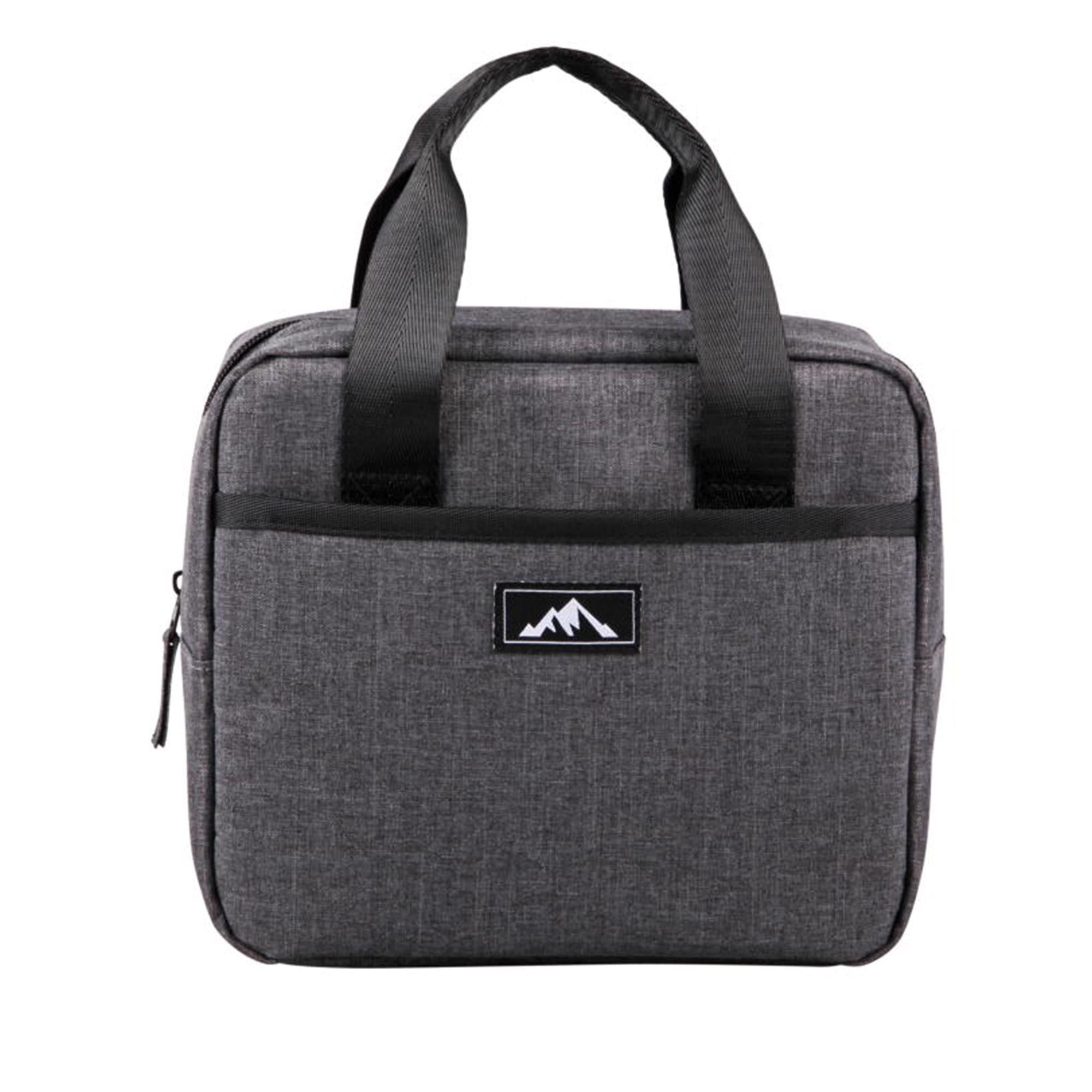 Sainsbury's Home Lunch Bag Slate Grey & Black GOODS Sainsburys   