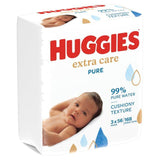 Huggies Extra Care Sensitive 99% Water Baby Wipes Jumbo Pack   12 x 56 per pack