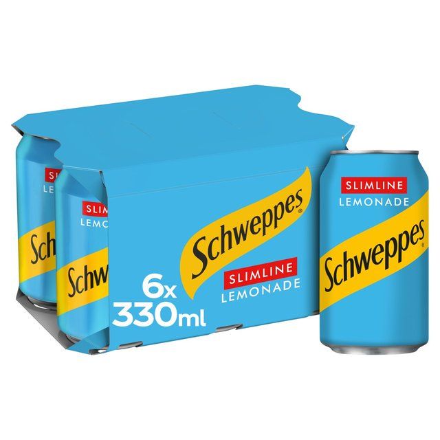 Schweppes Slimline Lemonade   6 x 330ml