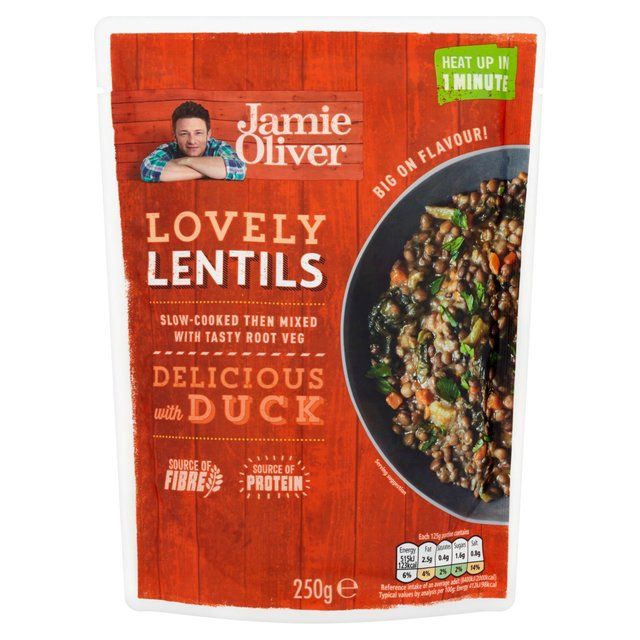 Lovely Lentils Jamie Oliver Ready to Eat   250g