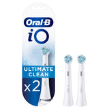 Oral-B iO Ultimate Clean Toothbrush Heads, Pack of 2 Counts GOODS ASDA   