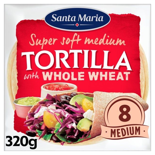 Santa Maria Tortillas with Whole Wheat   8 per pack