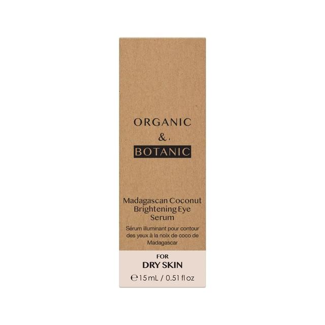 Organic & Botanic Madagascan Coconut Depuffing Eye Serum    15ml