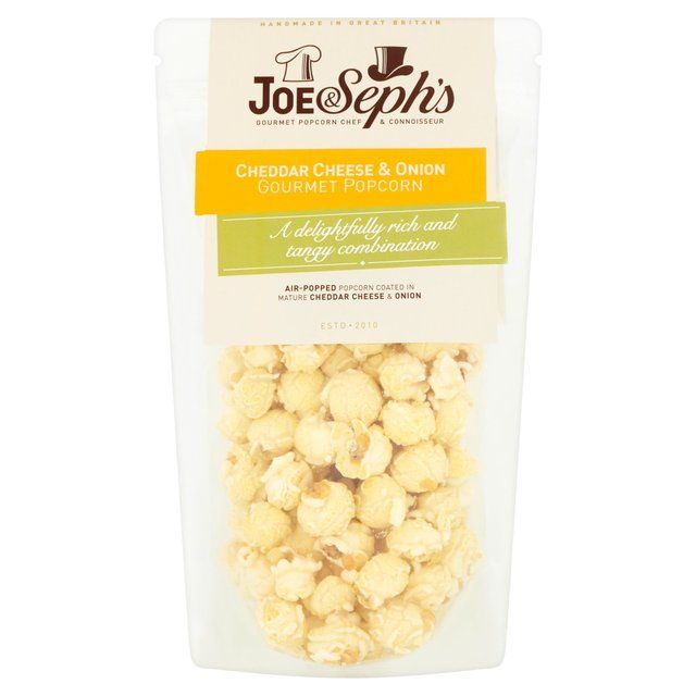 Joe &amp; Seph's Popcorn Cheddar Cheese &amp; Onion   70g