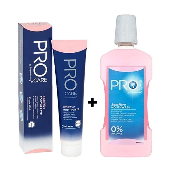 Superdrug Procare Sensitive Toothpaste & Mouthwash