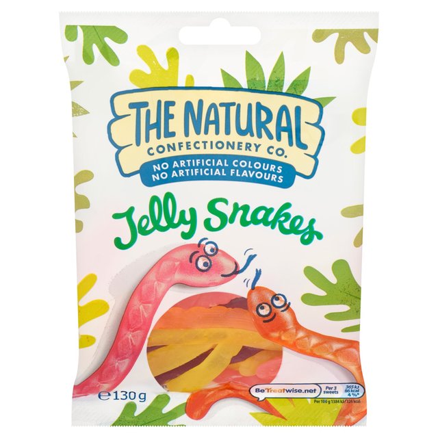 The Natural Confectionery Co. Jelly Snakes Sweets Bag   130g GOODS M&S   