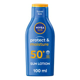 Nivea Protect & Moisture Lotion Travel Size SPF 50+ 100ML GOODS ASDA   