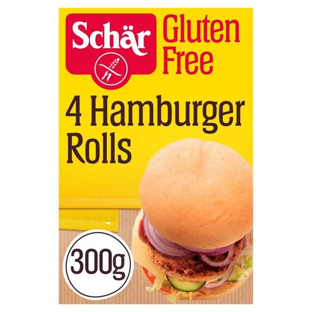 Schar Gluten Free 4 Hamburger Buns   4 per pack GOODS M&S   