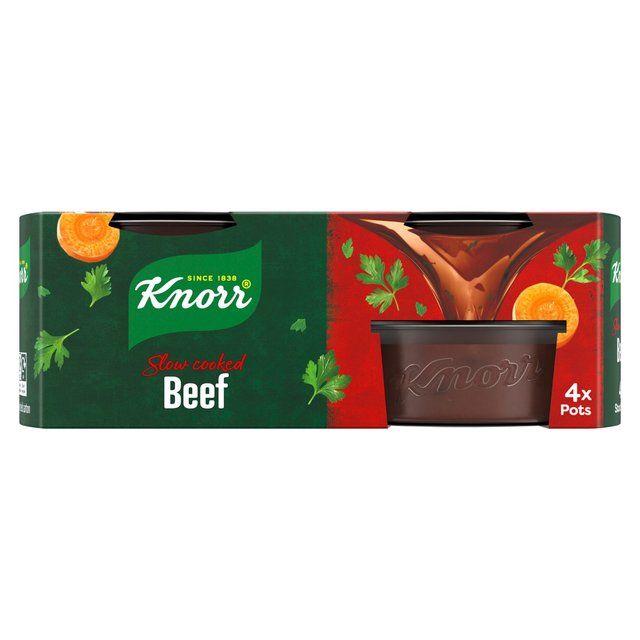 Knorr 4 Beef Stock Pot   4 x 28g GOODS M&S   