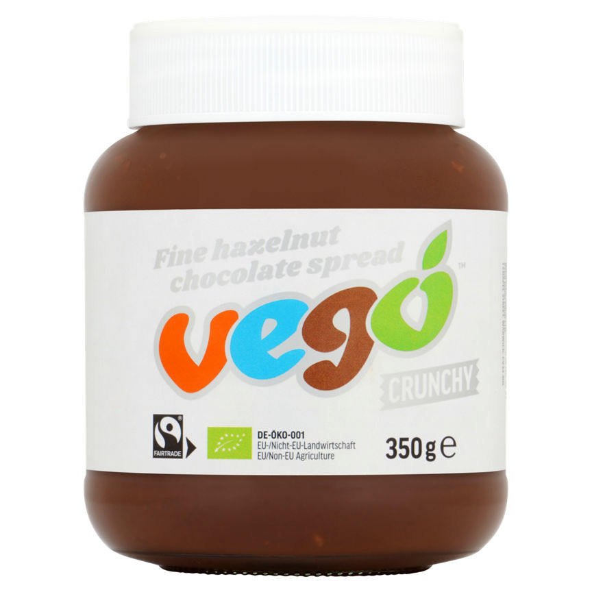 Vego Crunchy Fine Hazelnut Chocolate Spread 350g GOODS ASDA   