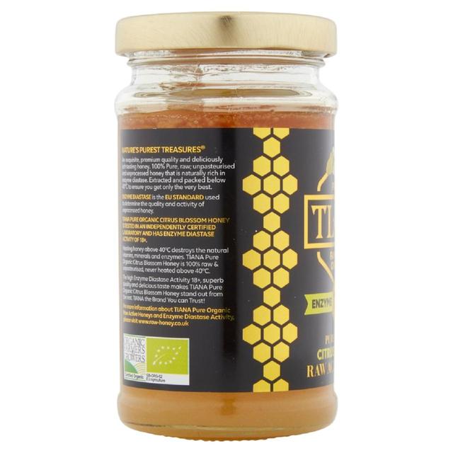 TIANA Organic Citrus Blossom Raw Active Honey   250g GOODS M&S   