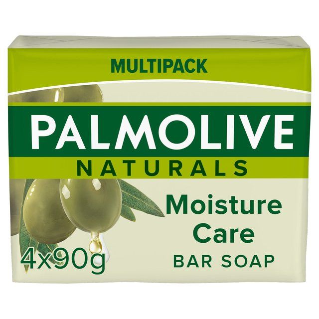 Palmolive Naturals Moisture with Olive Soap Bar   4 x 90g