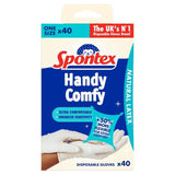 Spontex Comfortable Latex Disposable Gloves   40 per pack GOODS M&S   