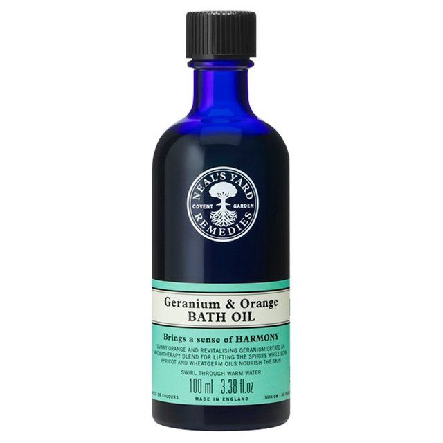 Neal's Yard Geranium & Orange Bath Oil    100ml