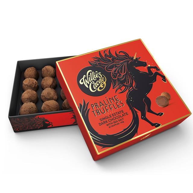 Willie's Cacao Dark Praline Truffles   110g GOODS M&S   