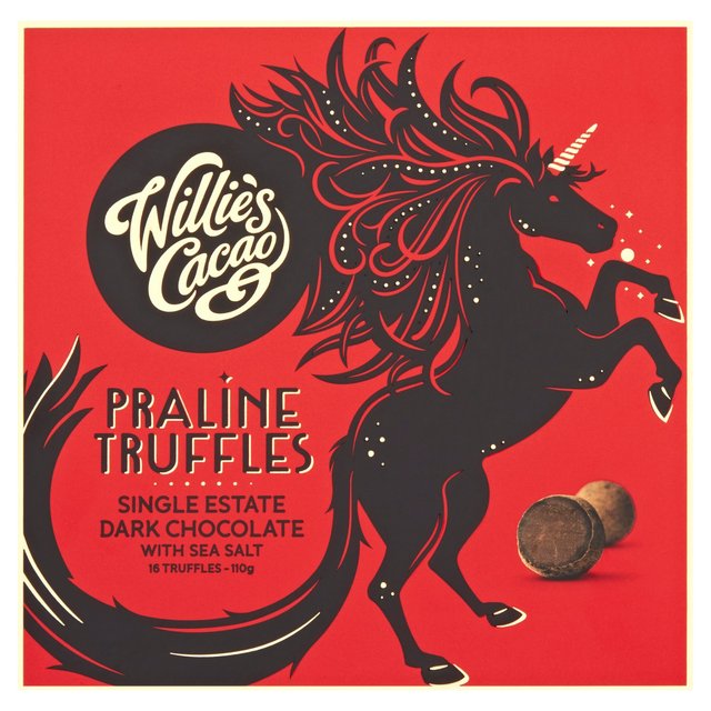 Willie's Cacao Dark Praline Truffles   110g