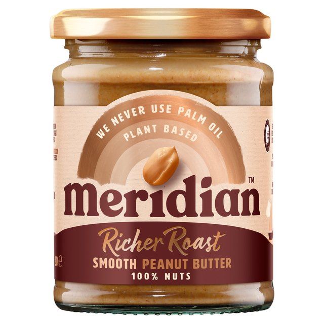 Meridian Rich Roast Smooth Peanut Butter   280g GOODS M&S   