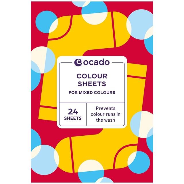 Ocado Colour Sheets   24 per pack