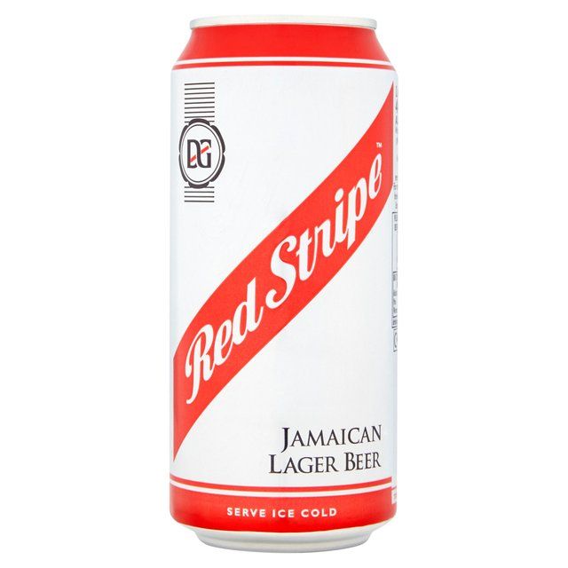 Red Stripe Jamaican Lager Beer Cans   4 x 440ml