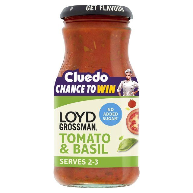 Loyd Grossman Tomato & Basil No Added Sugar   350g