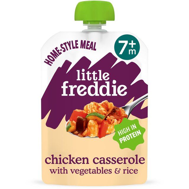 Little Freddie Chicken & Rice Casserole Organic Baby Food   130g