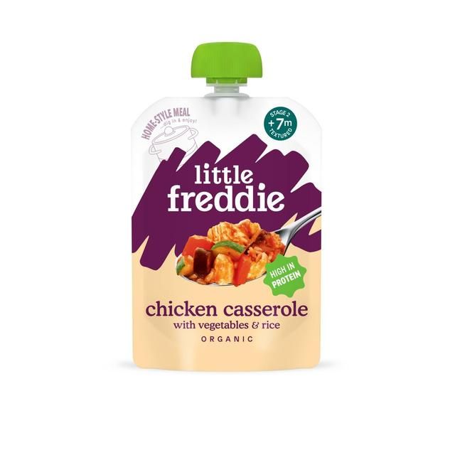 Little Freddie Chicken & Rice Casserole Organic Baby Food   130g