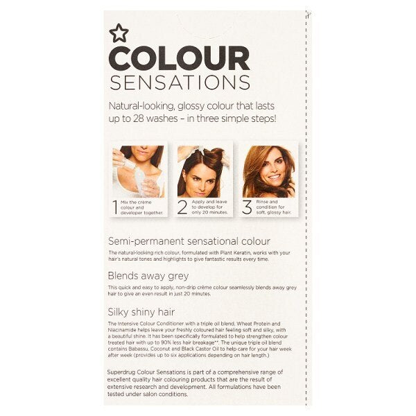 Superdrug Sensations Natural Medium Brown 5.0