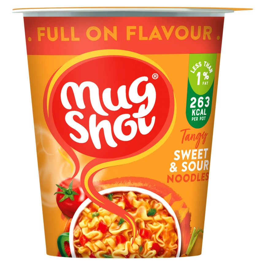 Mug Shot On The Go! Noodles Spicy Sweet & Sour GOODS ASDA   