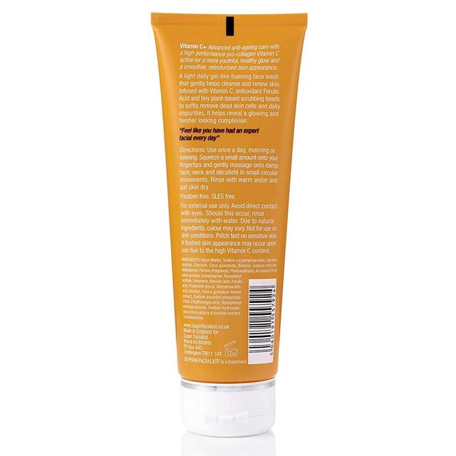 Super Facialist Vitamin C Polishing Face Wash   125ml GOODS M&S   