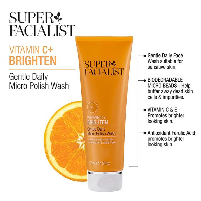 Super Facialist Vitamin C Polishing Face Wash   125ml