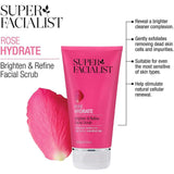 Super Facialist Rose Facial Exfoliating Scrub   150ml GOODS M&S   