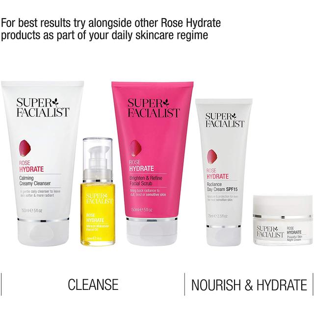 Super Facialist Rose Facial Exfoliating Scrub   150ml GOODS M&S   