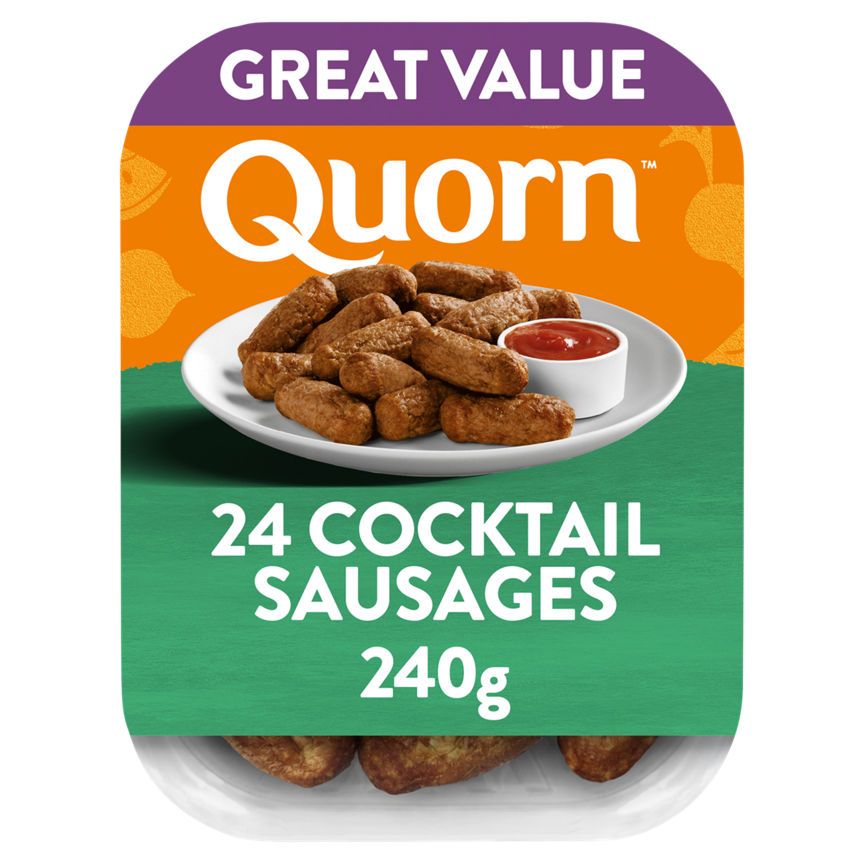 Quorn 24 Cocktail Sausages 240g GOODS ASDA   