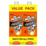 Mr Muscle Power Gel Drain & Sink Unblocker Twin Pack   2 x 1L GOODS M&S   