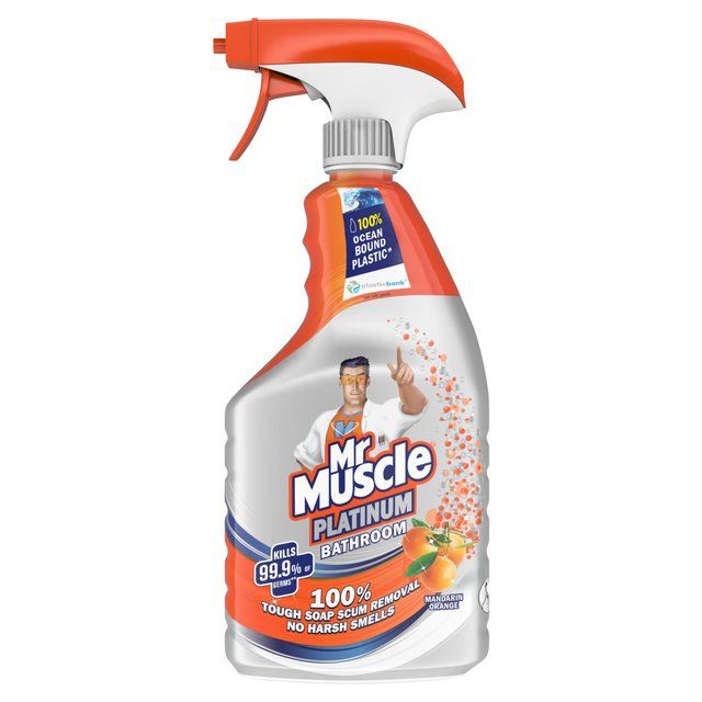 Mr Muscle Platinum Antibacterial Bathroom Spray Mandarin   750ml