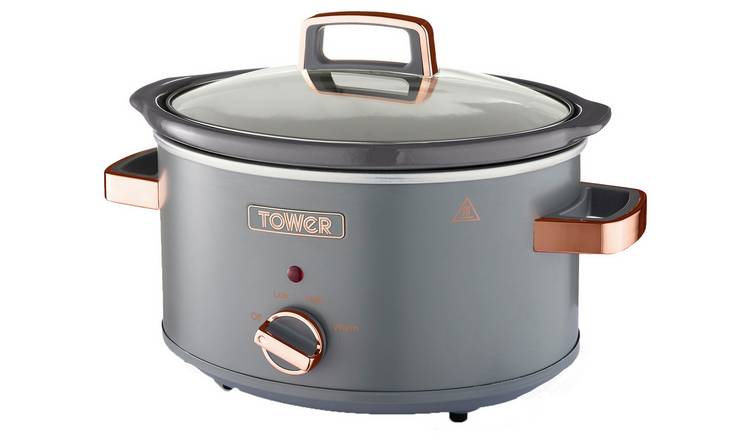 Tower Cavaletto 3.5L Slow Cooker - Grey