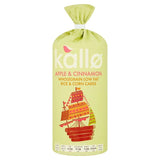 Kallo Apple &amp; Cinnamon Rice Cake   127g