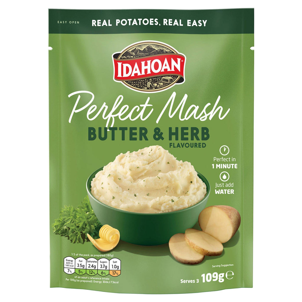 Idahoan Perfect Mash, Butter & Herb 109g