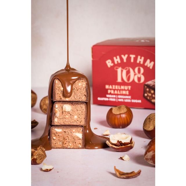 Rhythm 108 Swiss Vegan Hazelnut Praline Bar with Dark Chocolate   33g GOODS M&S   