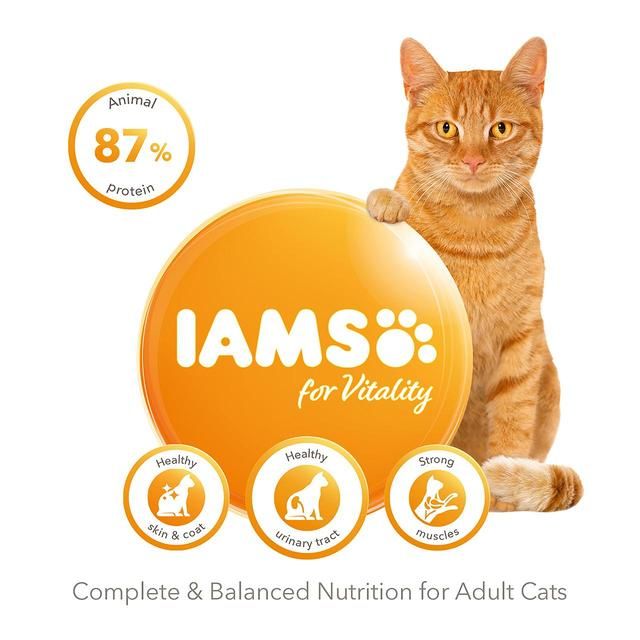 IAMS for Vitality Adult Cat Food With Fresh Chicken   2kg