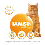 IAMS for Vitality Senior Cat Food With Fresh Chicken   10kg