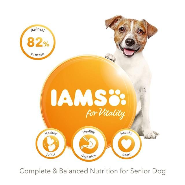 IAMS for Vitality Senior Dog Food Small/Medium Breed With Fresh Chicken   2kg