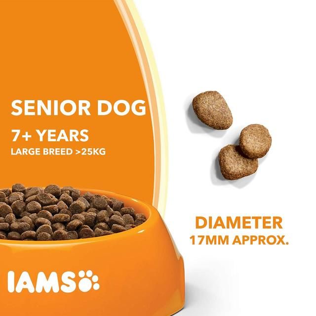 IAMS for Vitality Senior Dog Food Large Breed with Fresh Chicken   12kg